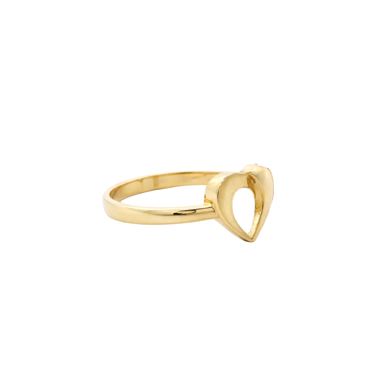 Velora Heart Glow Gold Ring