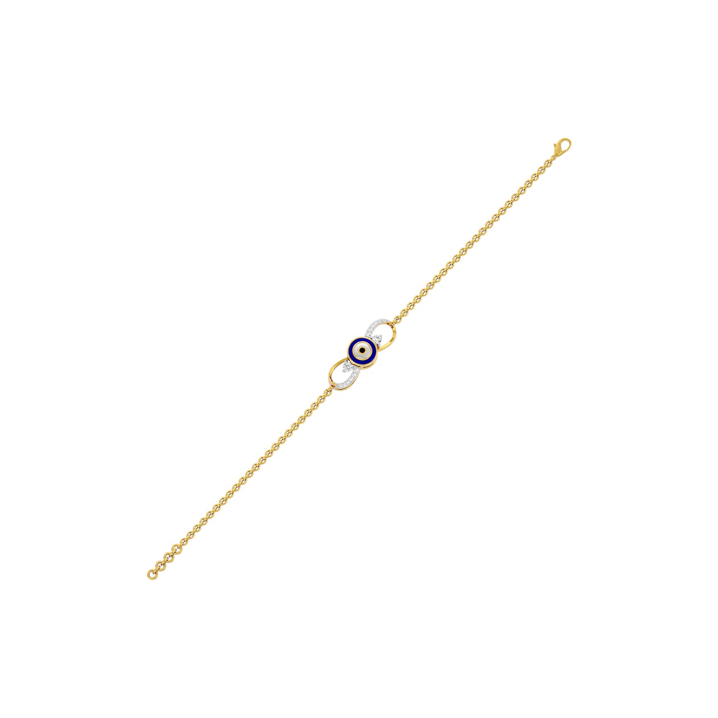 Cosmic Linkage Evil Eye Diamond Bracelet