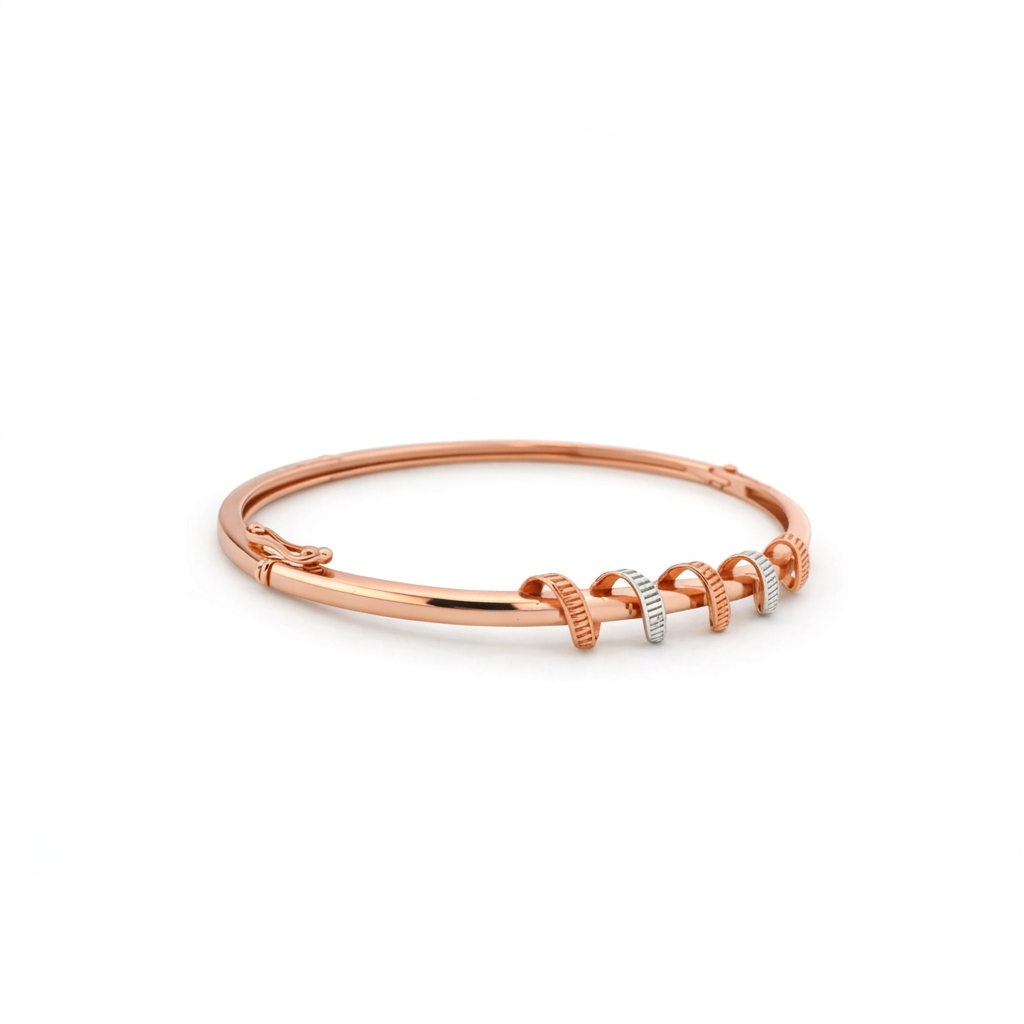 Harmony Twist Dual-Tone Bracelet