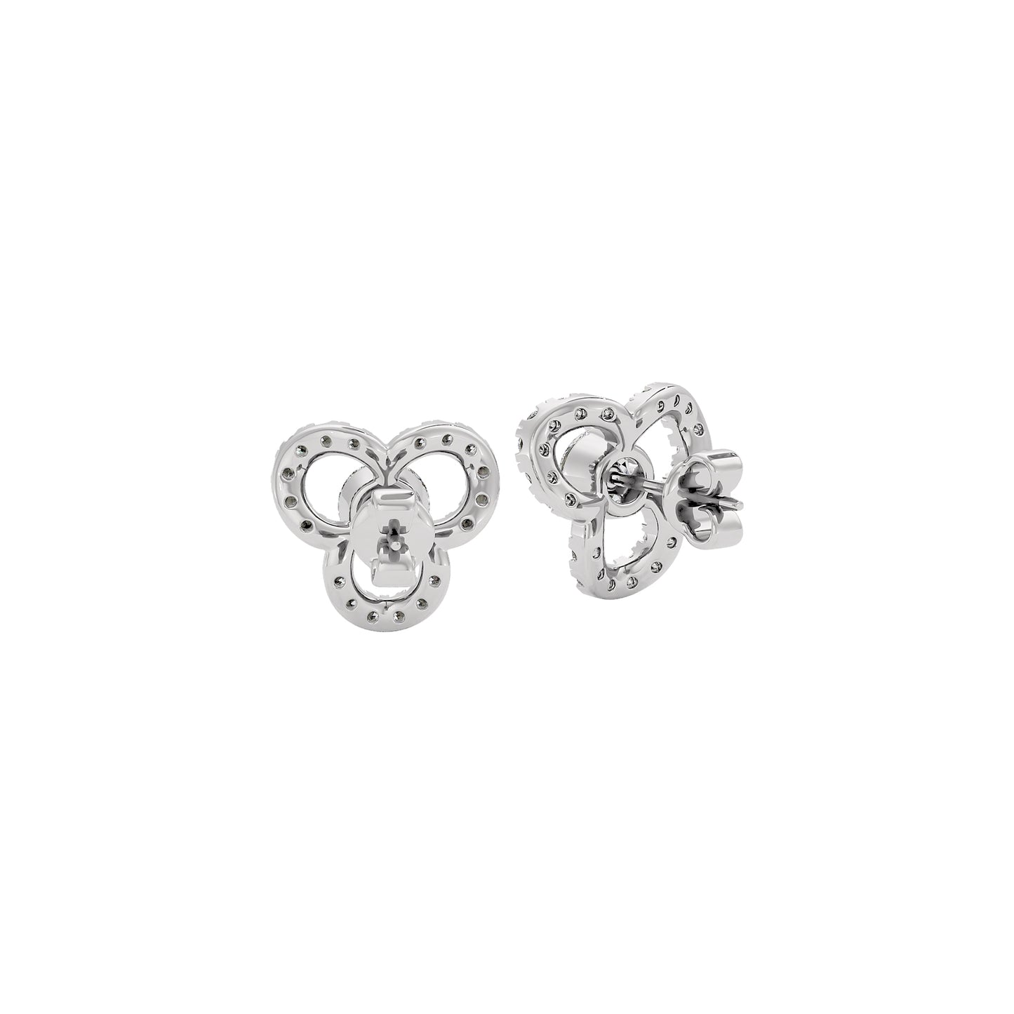 The Soft Glow Diamond Earrings 18 KT / White Gold