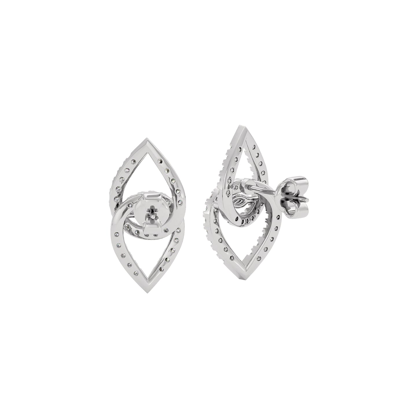Zia Diamond Earrings 18 KT / White Gold