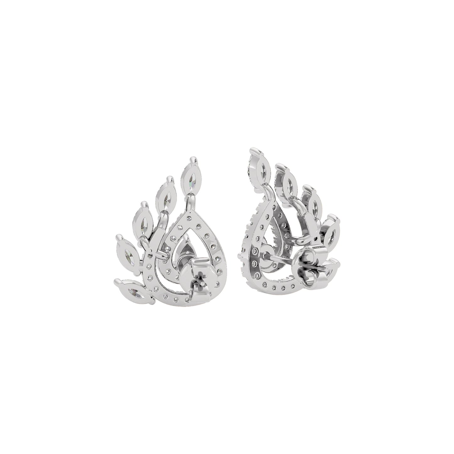 Zahira Diamond Earrings 18 KT / White Gold