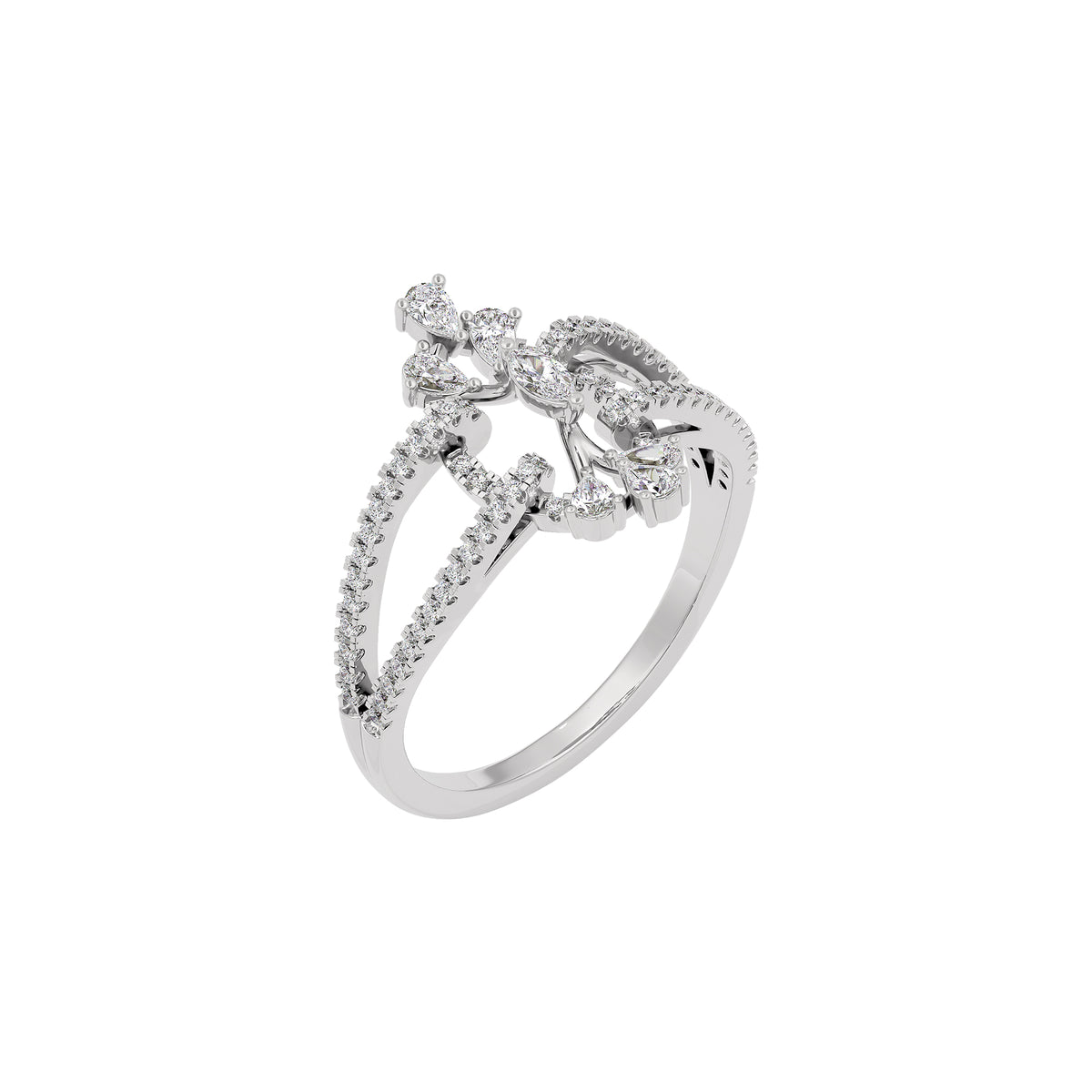 Beatrice Diamond Ring 18 KT / White Gold / 22