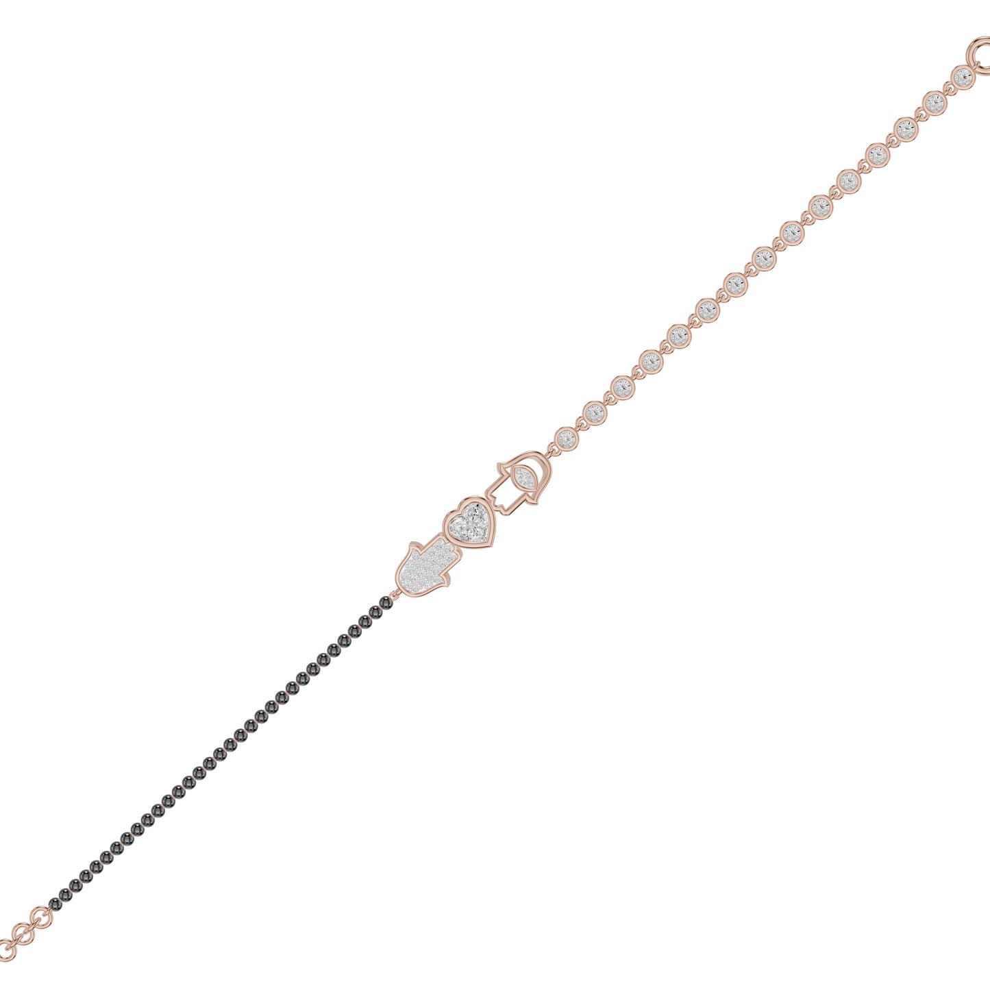 Tria Amora Diamond Mangalsutra Bracelet