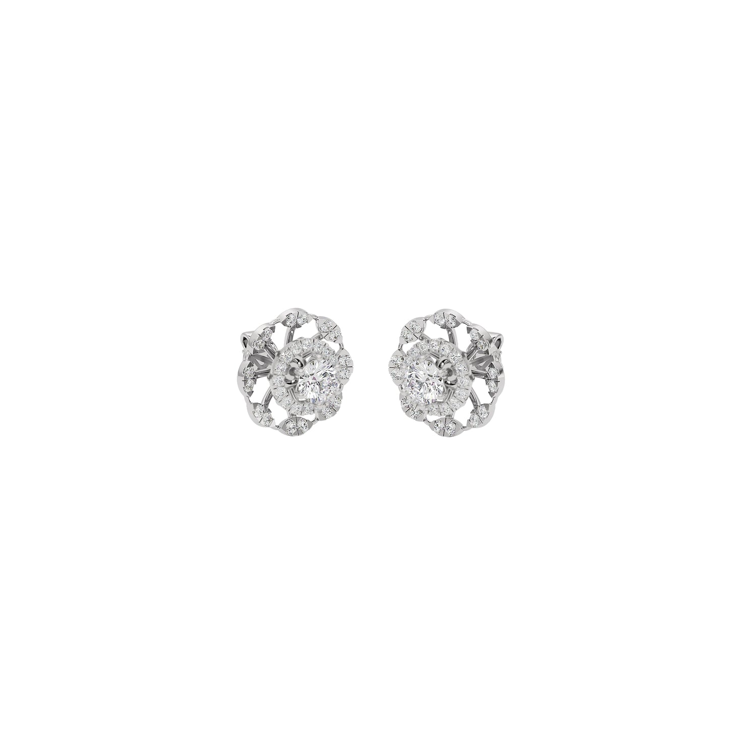 Luxe Lullaby Harmony Earrings 18 KT / White Gold