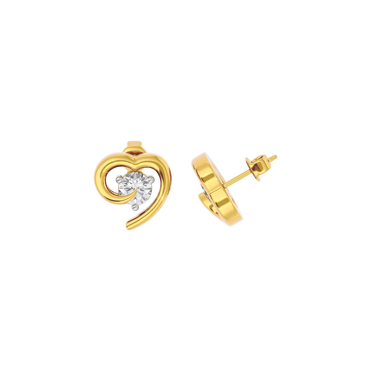 Celestial Classic Diamond Earrings 18 KT / Yellow Gold