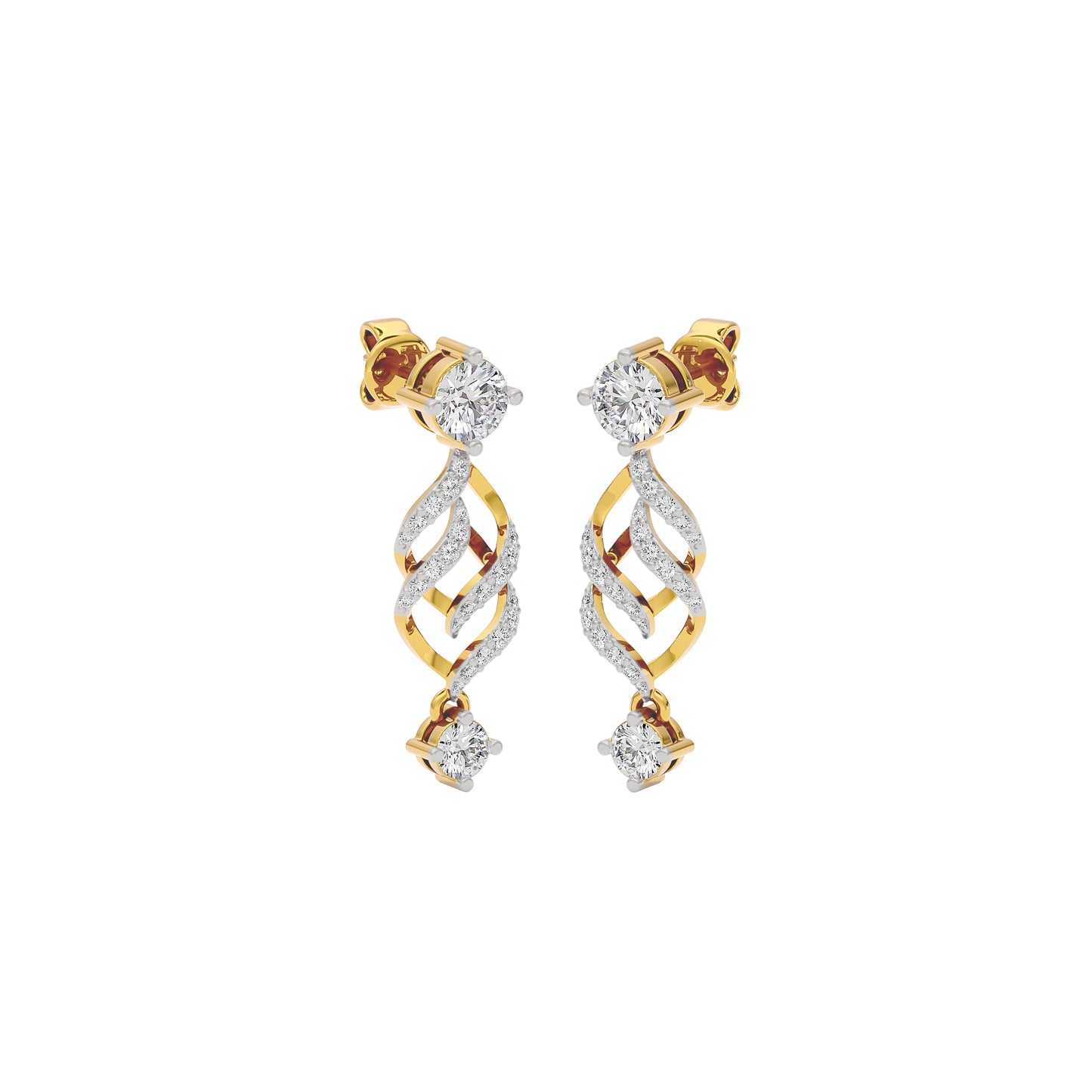 Luxe Luminance Diamond Earrings 18 KT / Yellow Gold
