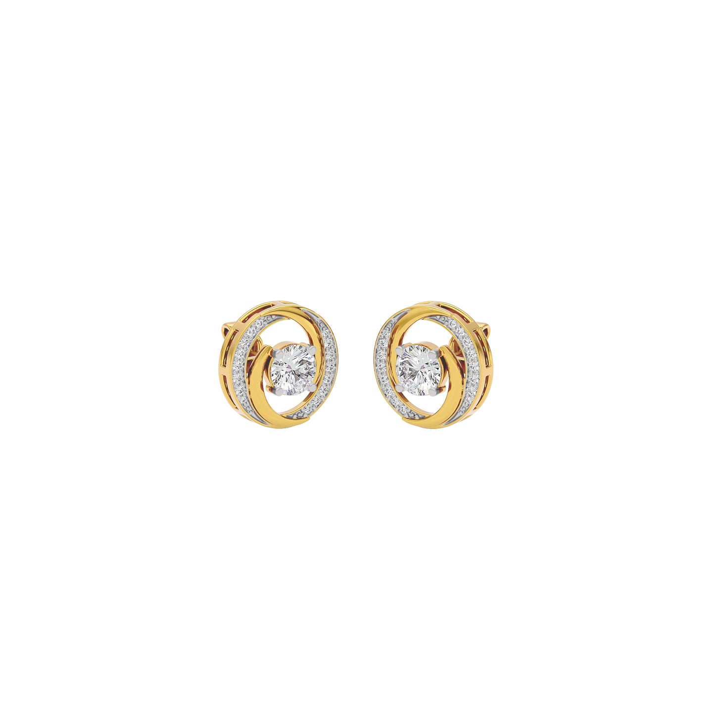Timeless Tresor Diamond Earrings 18 KT / Yellow Gold