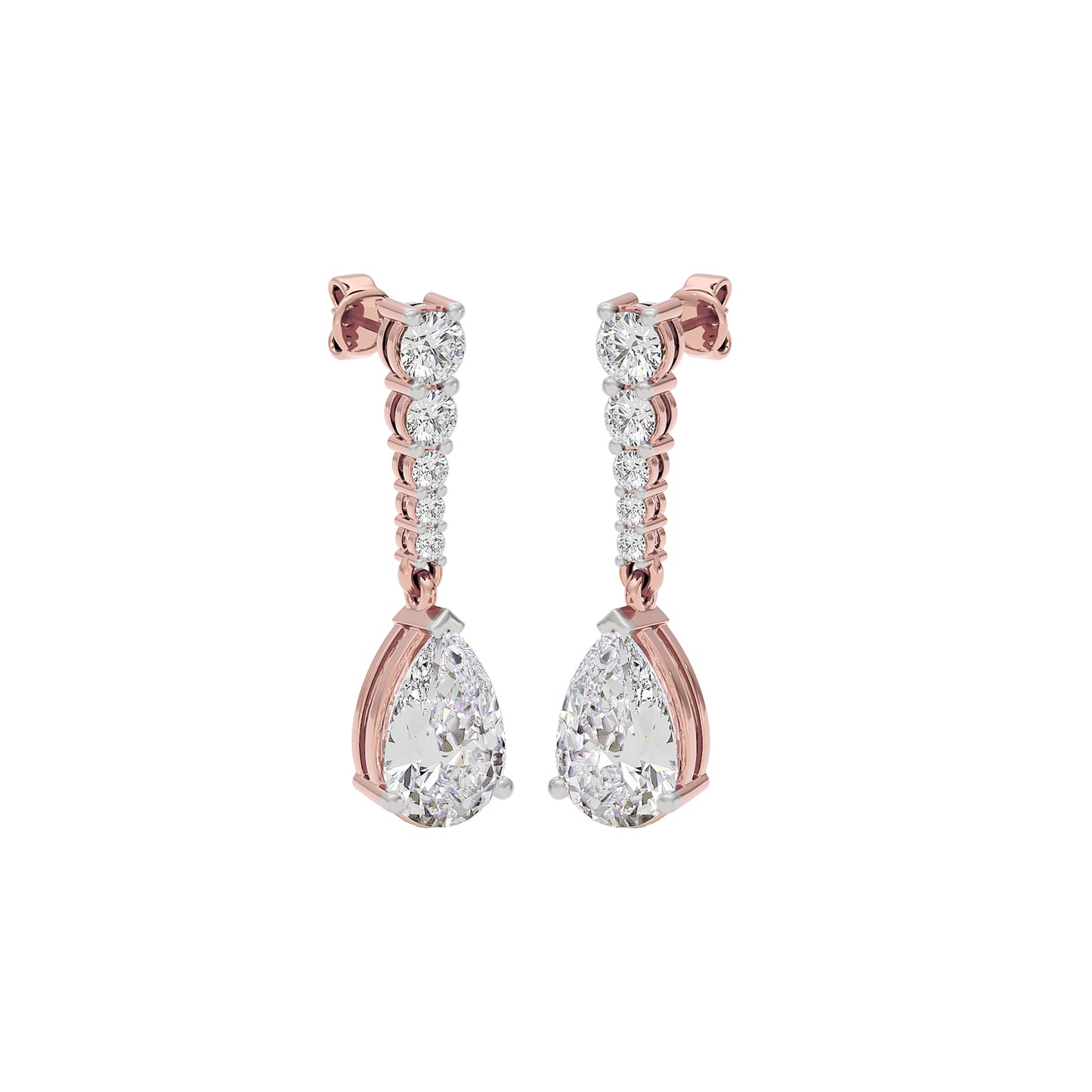 Eternal Radiance Diamond Earrings 18 KT / Rose Gold
