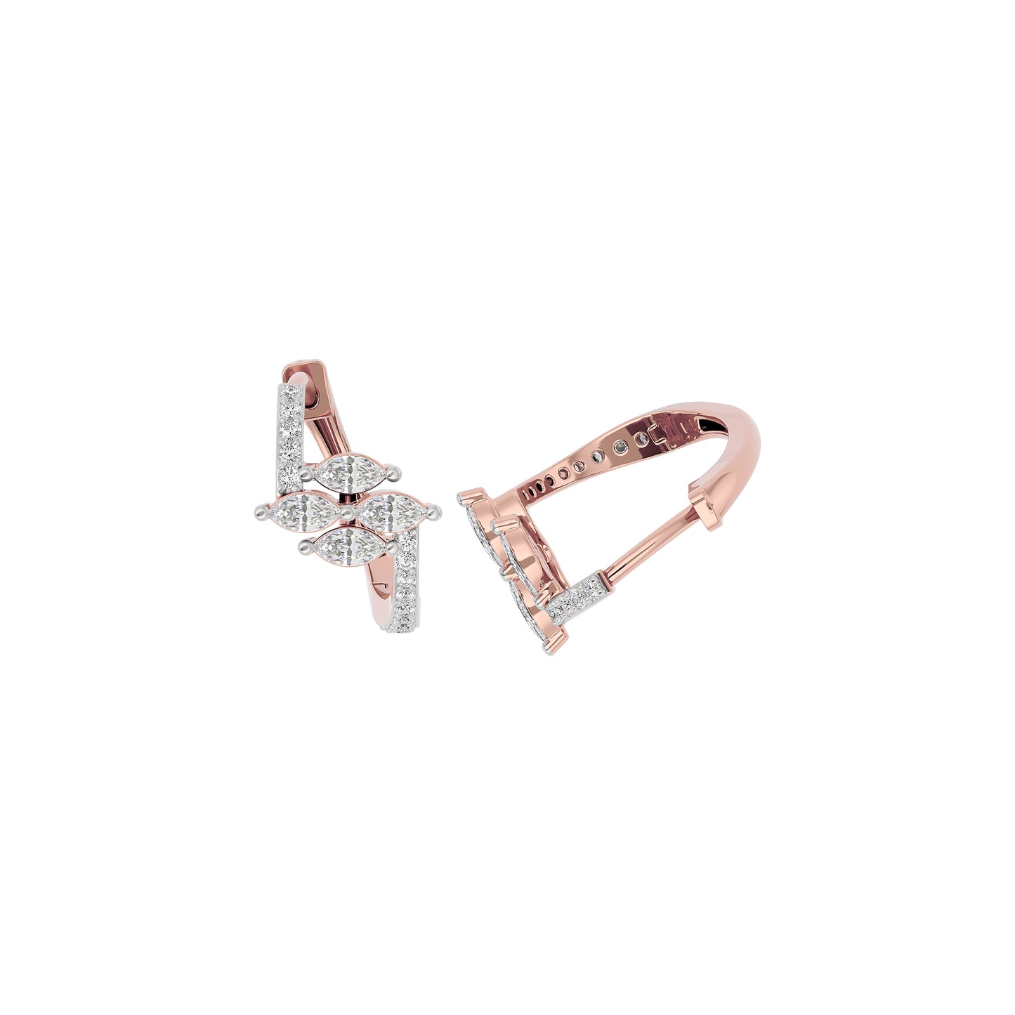 Mystic Glow Diamond Earring 18 KT / Rose Gold