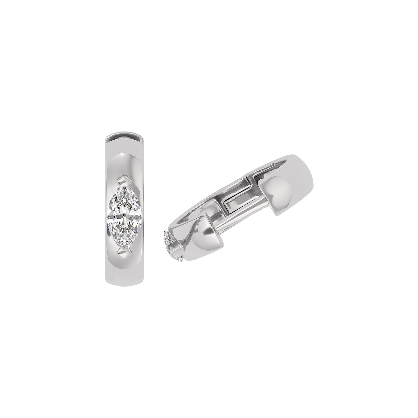 Lush Diamond Glow Earring 18 KT / White Gold