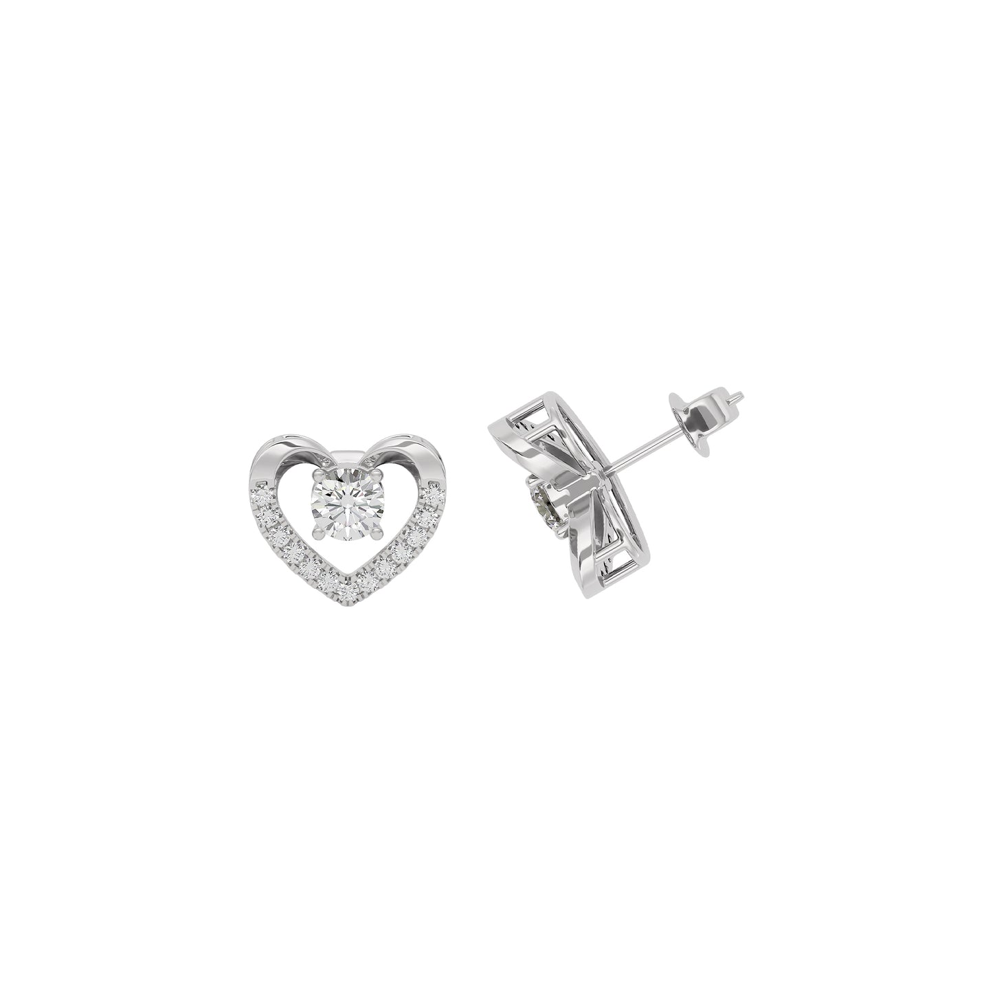 Diamond Tranquil Earring 18 KT / White Gold