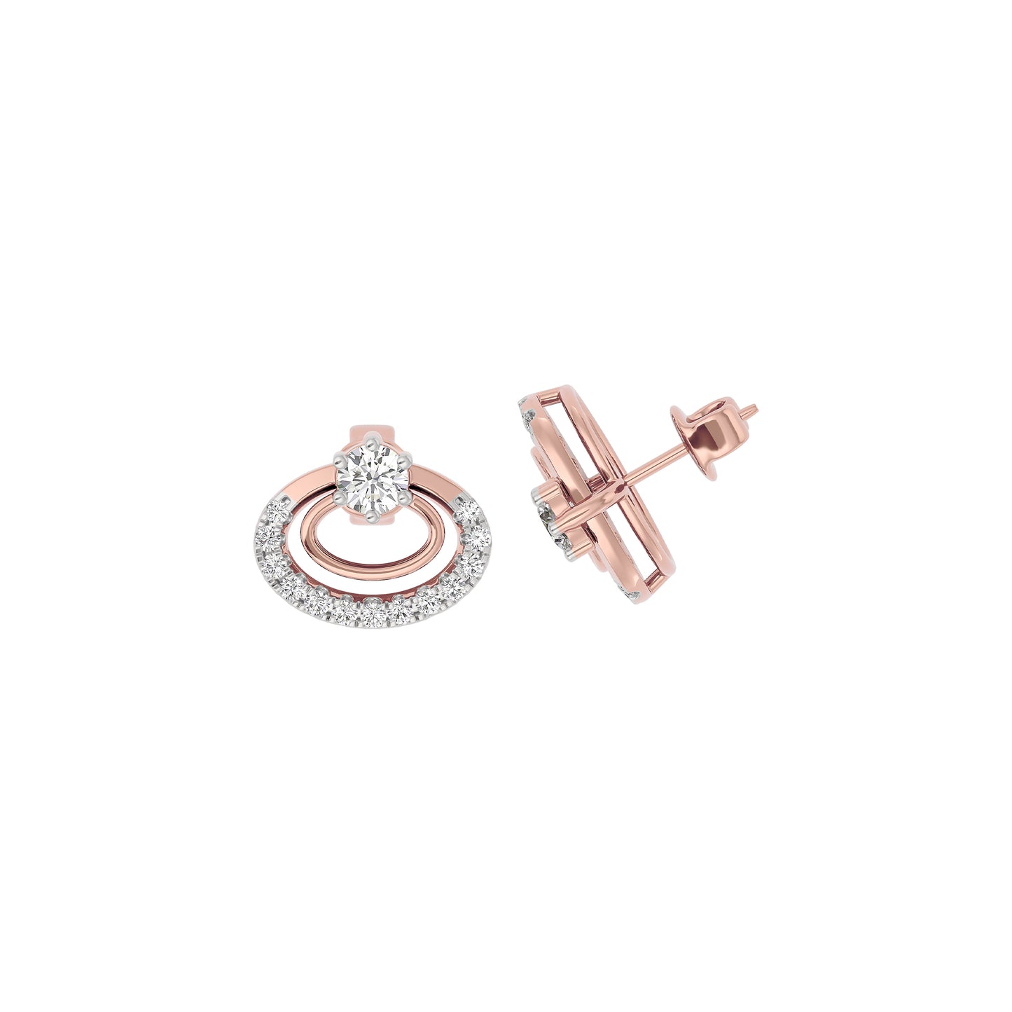 Crystal Oasis Diamond Earring 18 KT / Rose Gold