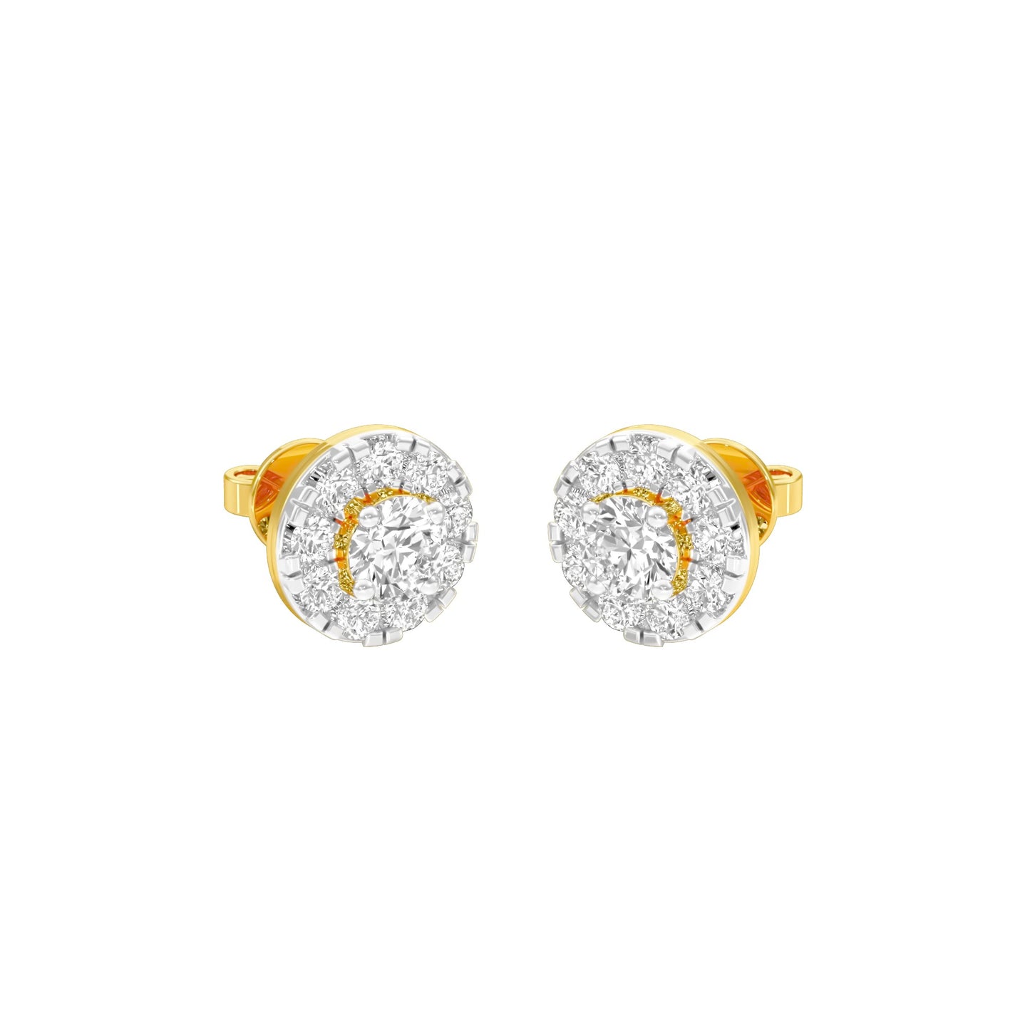 Supernova Minis Diamond Stud Earrings 18 KT / Yellow Gold