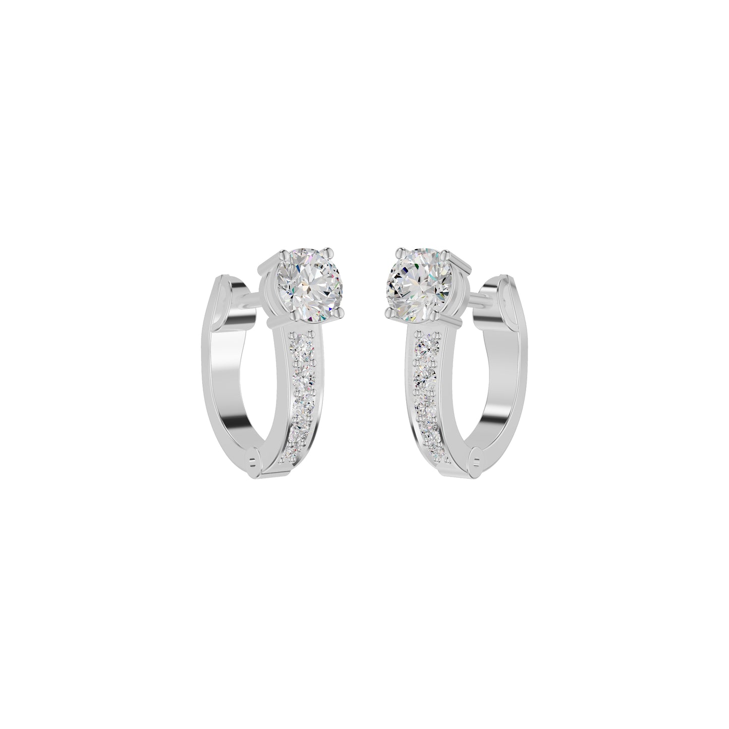 Regal Reflection Diamond Earrings