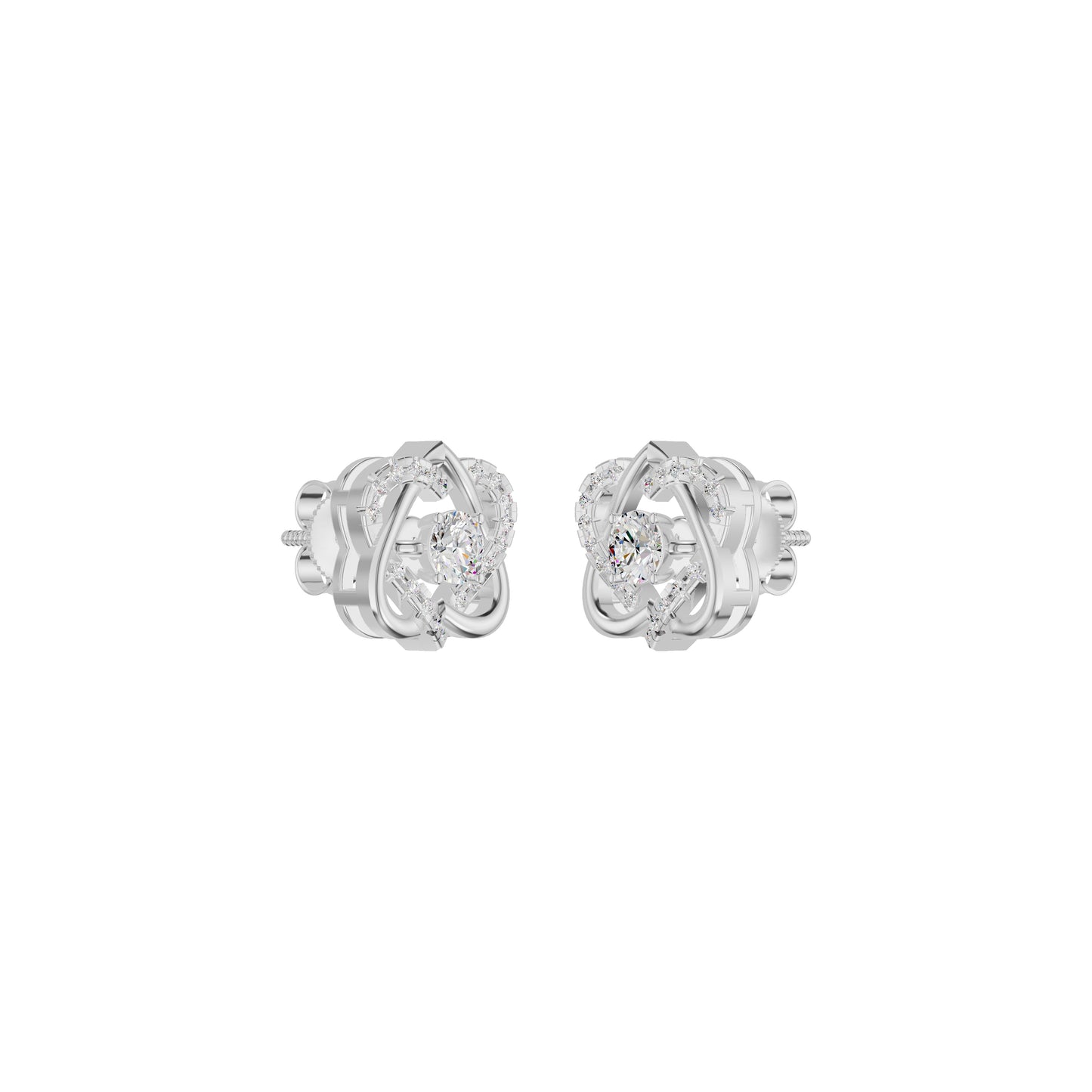 Diamond Dreamland Elegance Earrings 18 KT / White Gold
