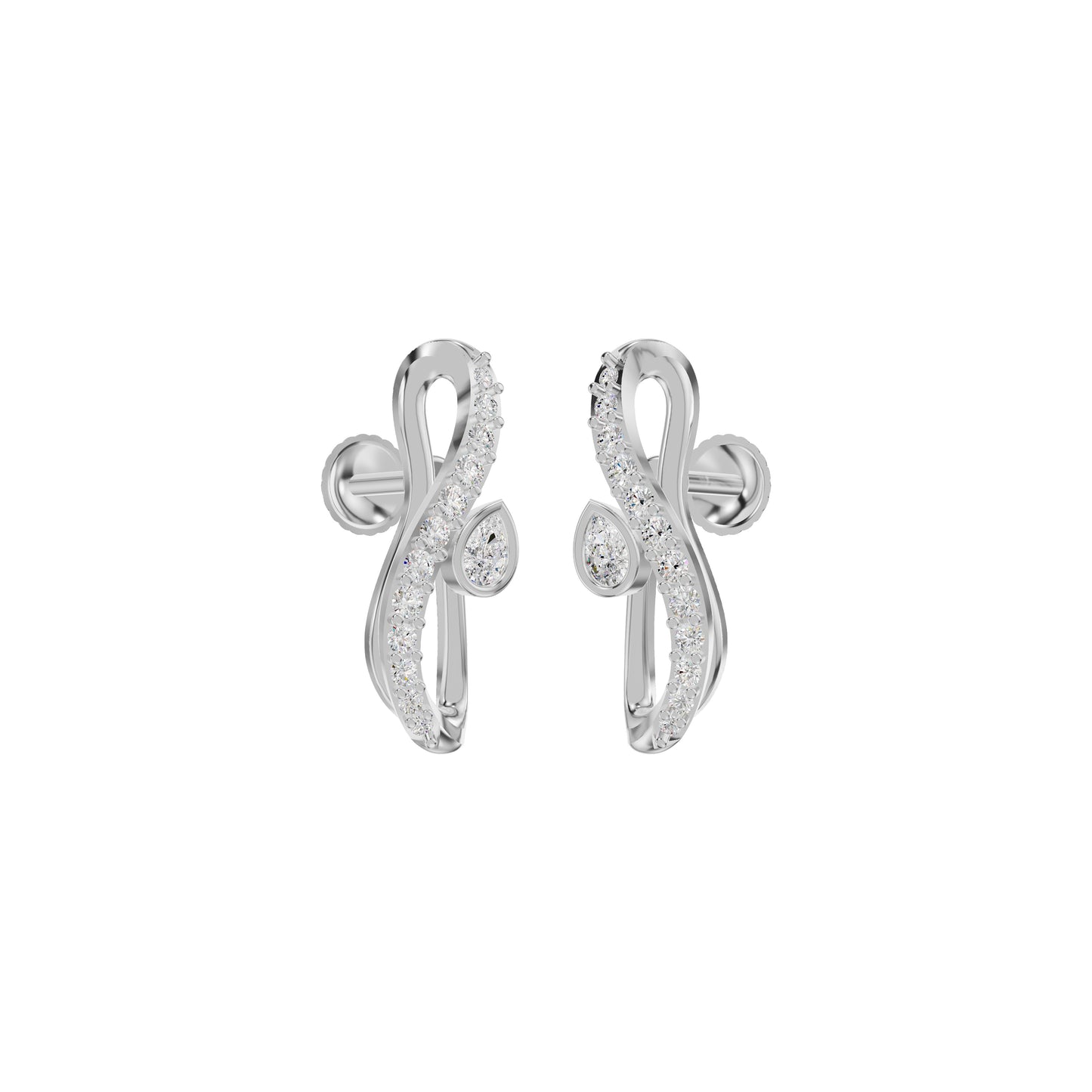 DER001403 18 KT / White Gold