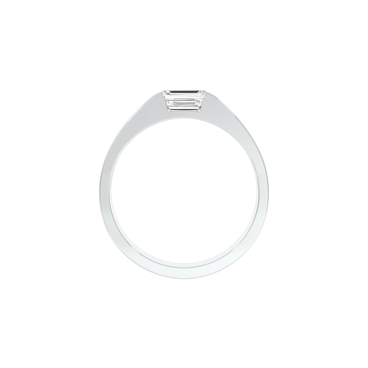 Love Conquered Diamond Engagement Ring 18 KT / White Gold / 22