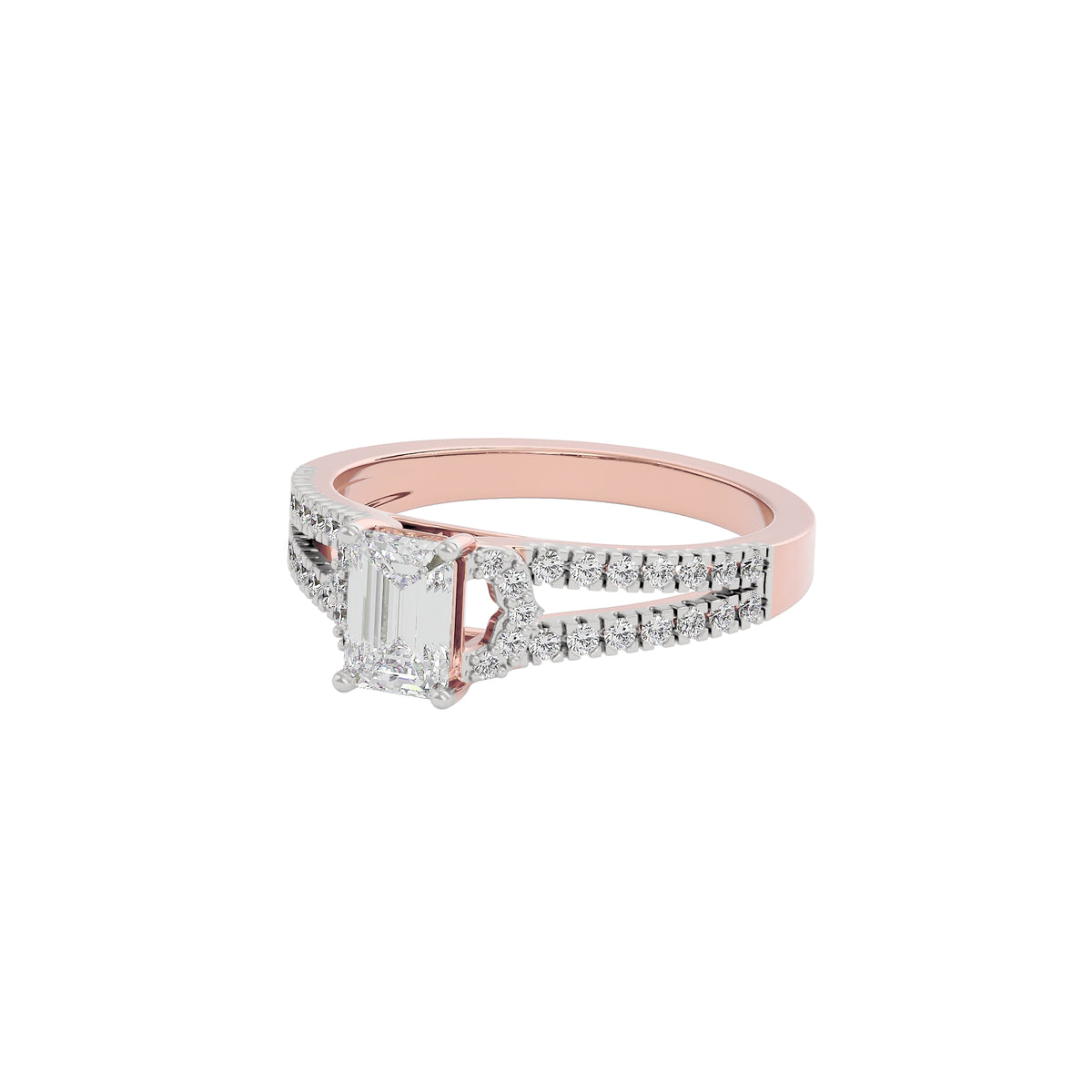 Serene Sunrise Diamond Ring 18 KT / Rose Gold / 22