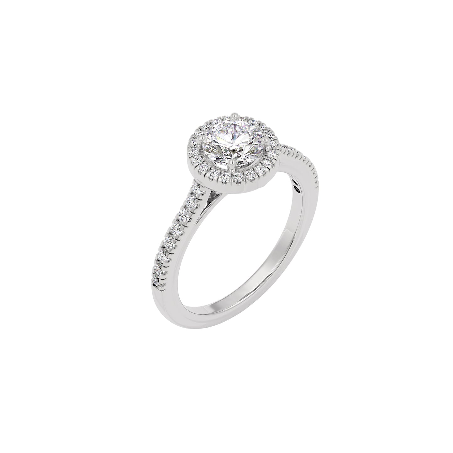 Marry Me Engagement Round Diamond Ring