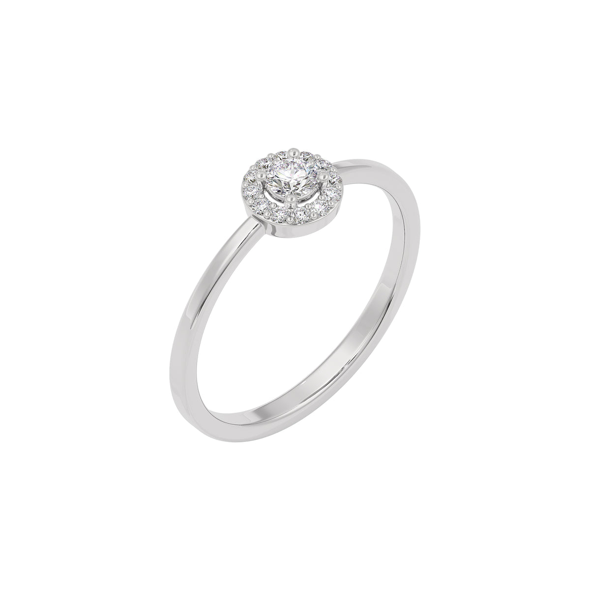 Enchanted Kreis Halo Diamond Ring