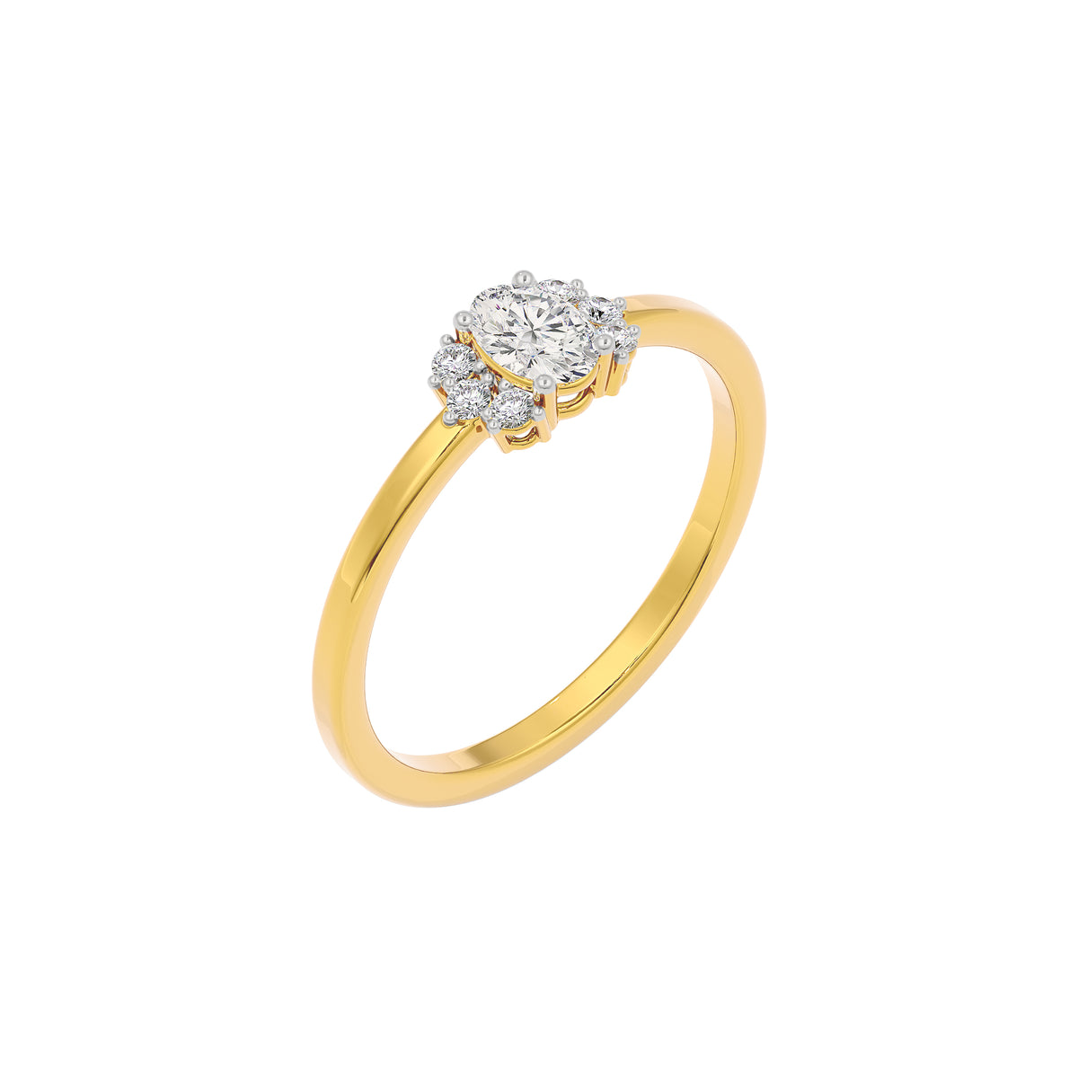 Rose Whisper Diamond Ring