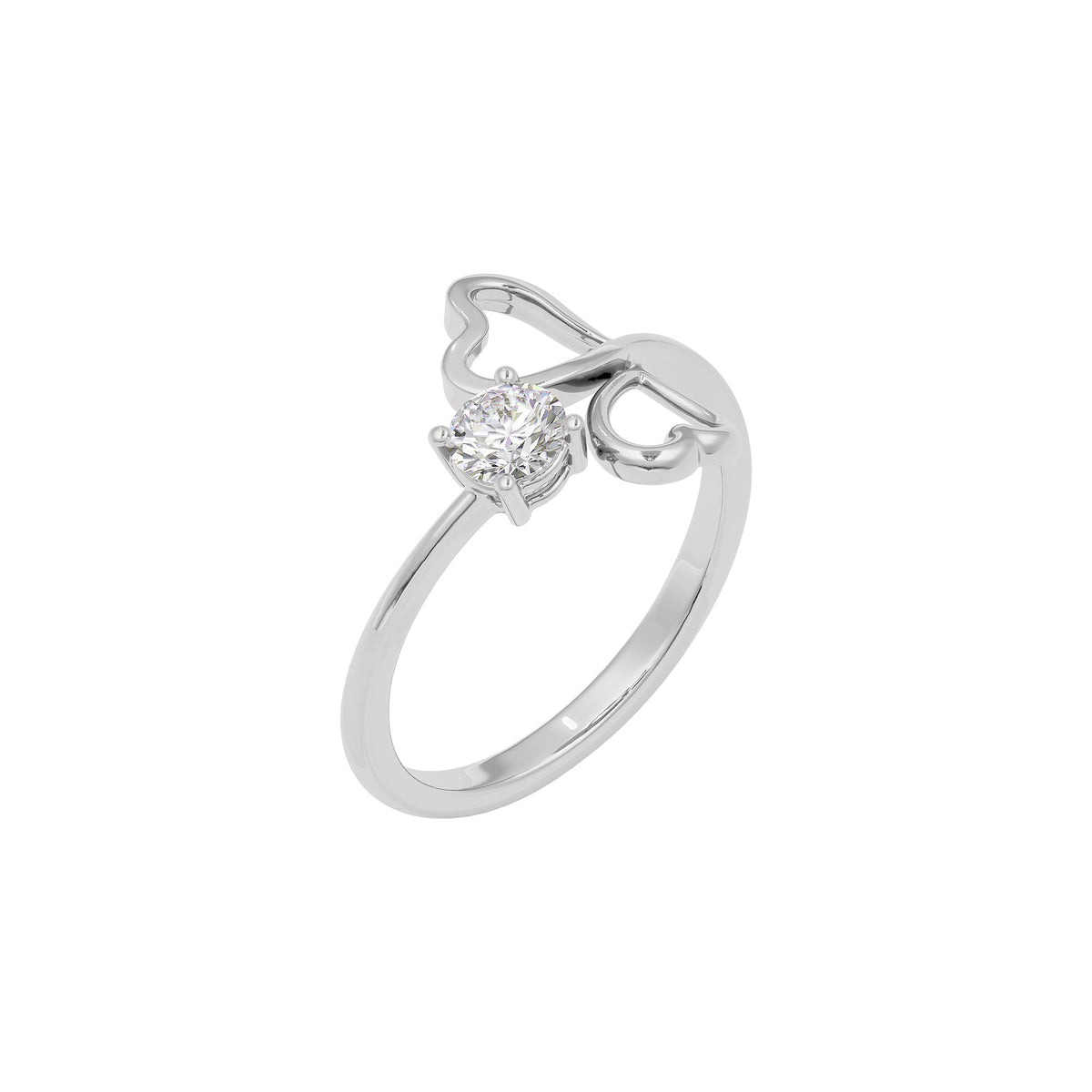 Aurora Whisper Diamond Ring 18 KT / White Gold / 22