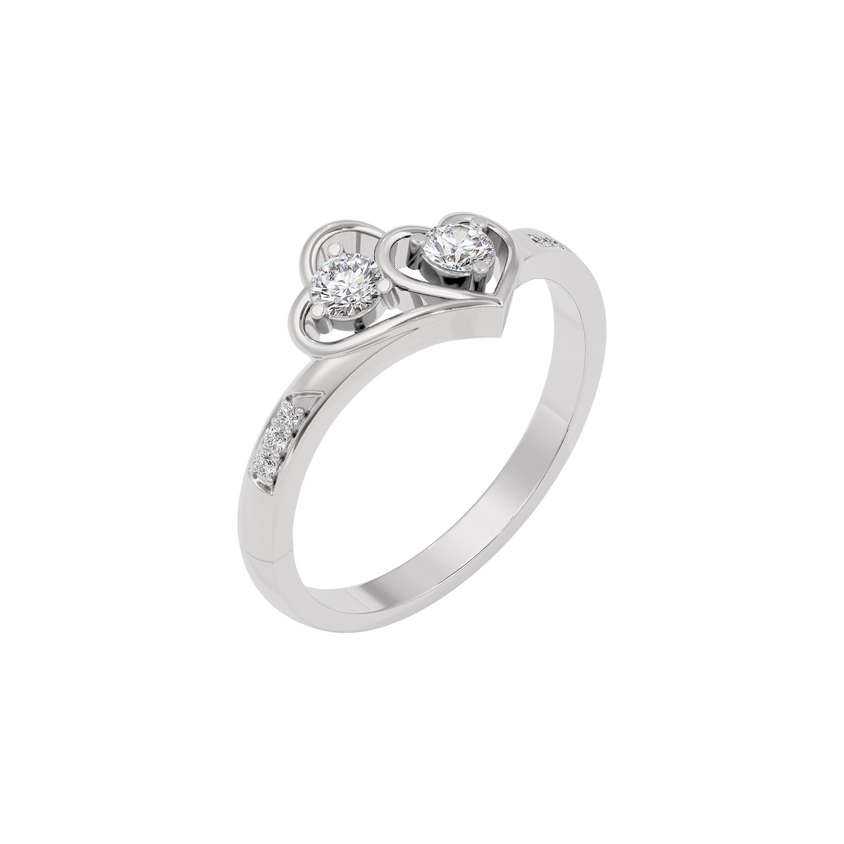 Royal Majesty Diamond Ring 18 KT / White Gold / 22