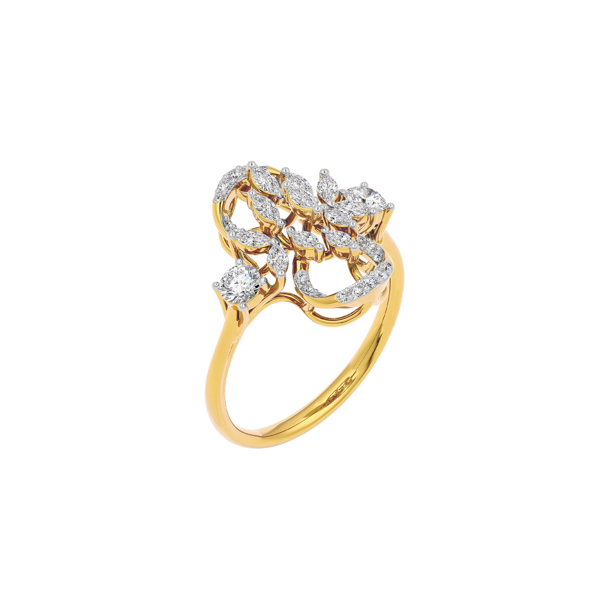 Tranquil Dream Diamond Ring 18 KT / Yellow Gold / 22