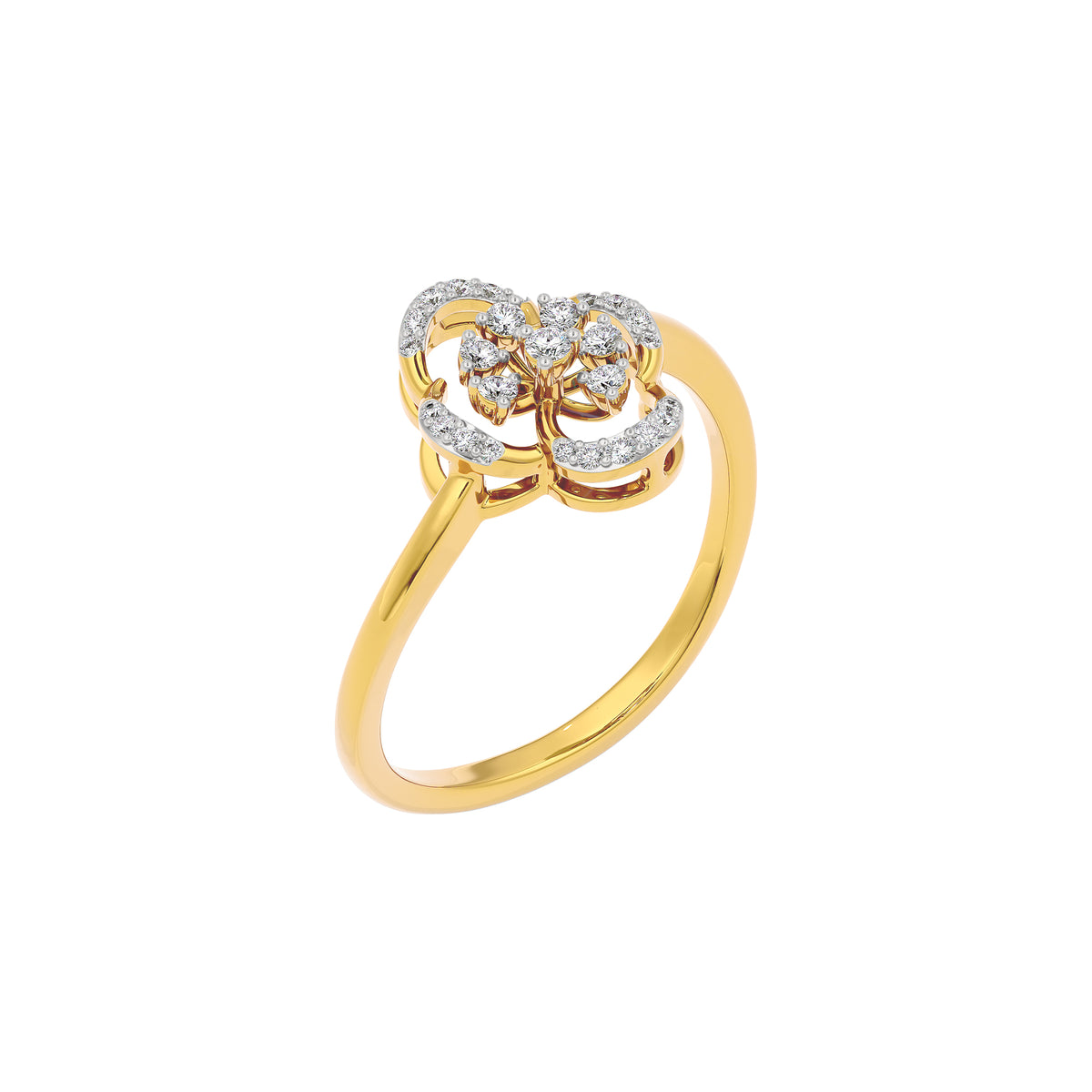 Regal Desire Diamond Ring 18 KT / Yellow Gold / 22