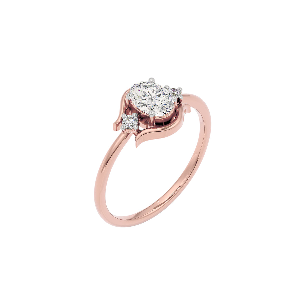 Luna Essence Diamond Ring 18 KT / Rose Gold / 22