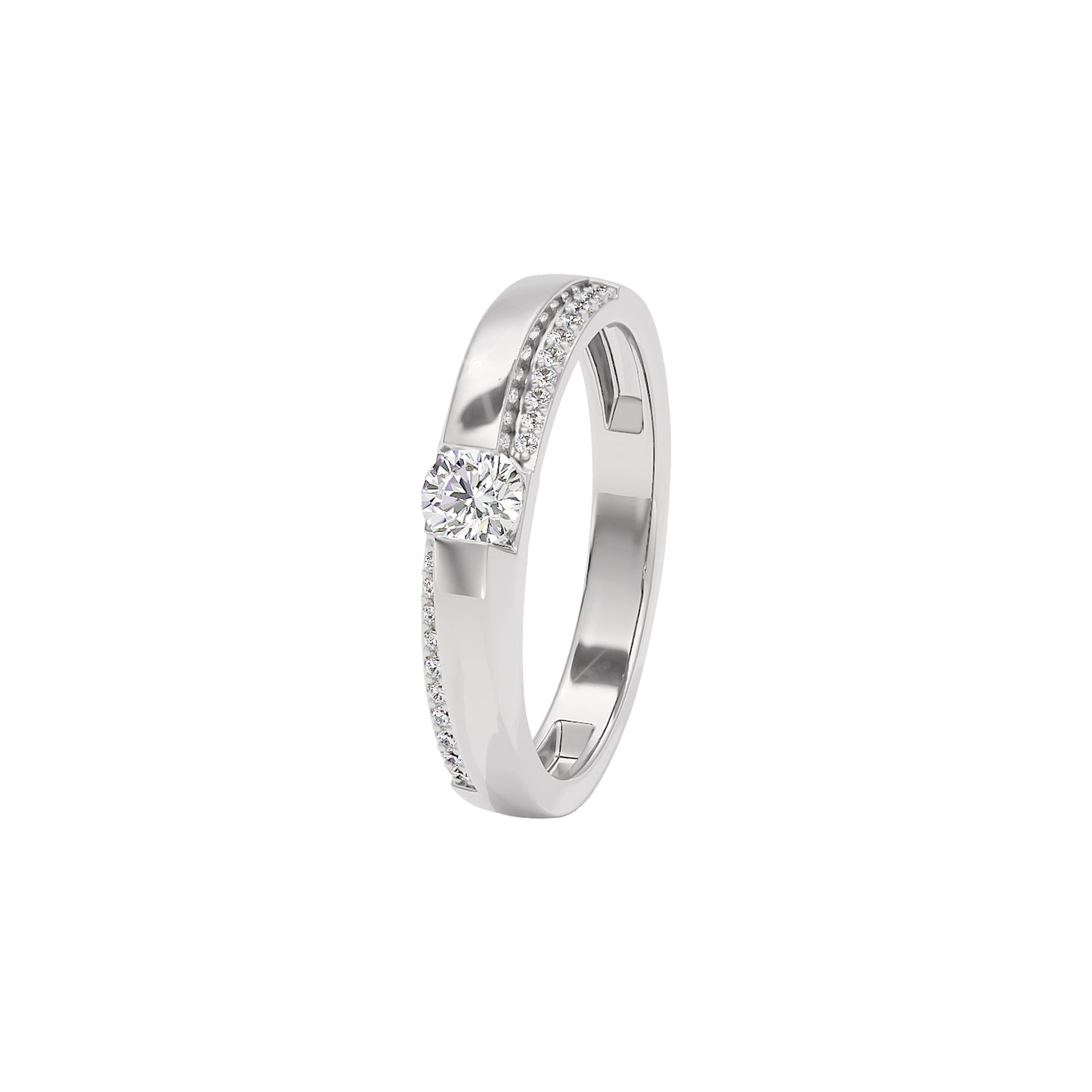 The Constellation Diamond Couple Band Ring for Her