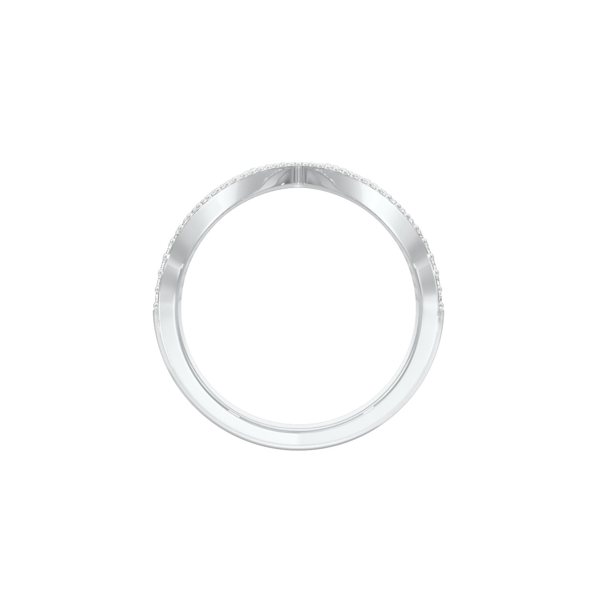 DLR001413 18 KT / White Gold / 22