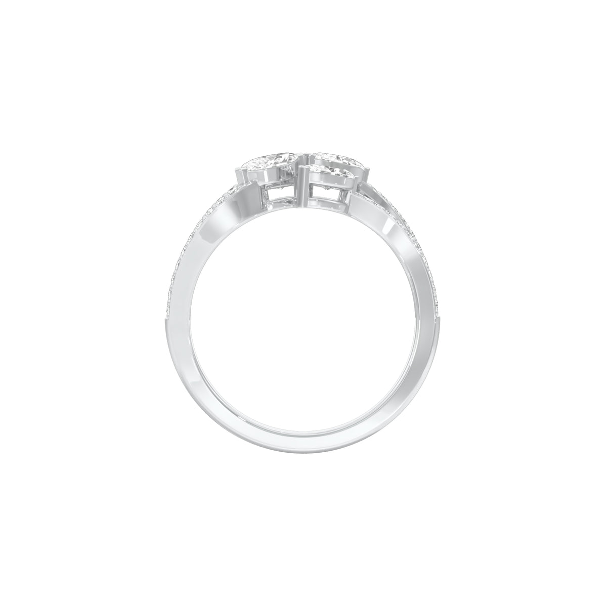Twig Sparkle Diamond Ring 18 KT / White Gold / 18