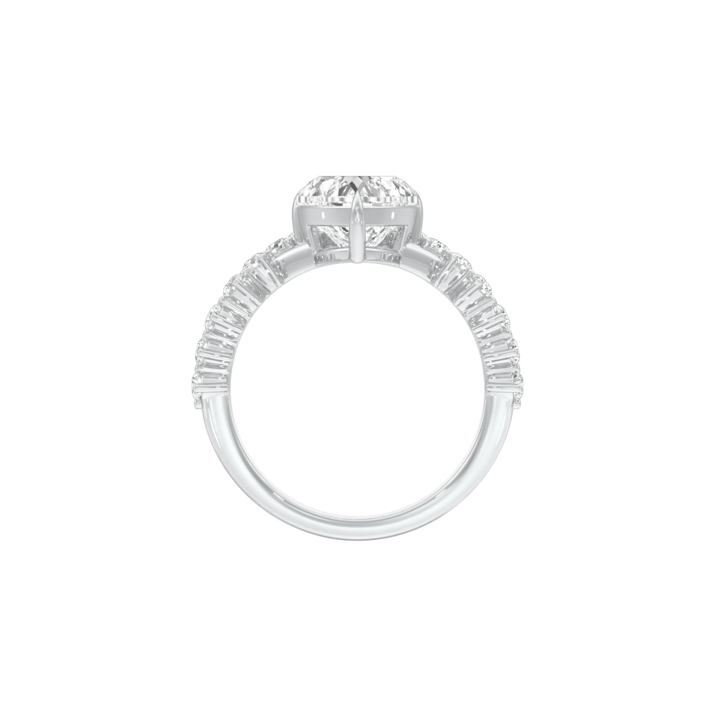 DLR001419 18 KT / White Gold / 22