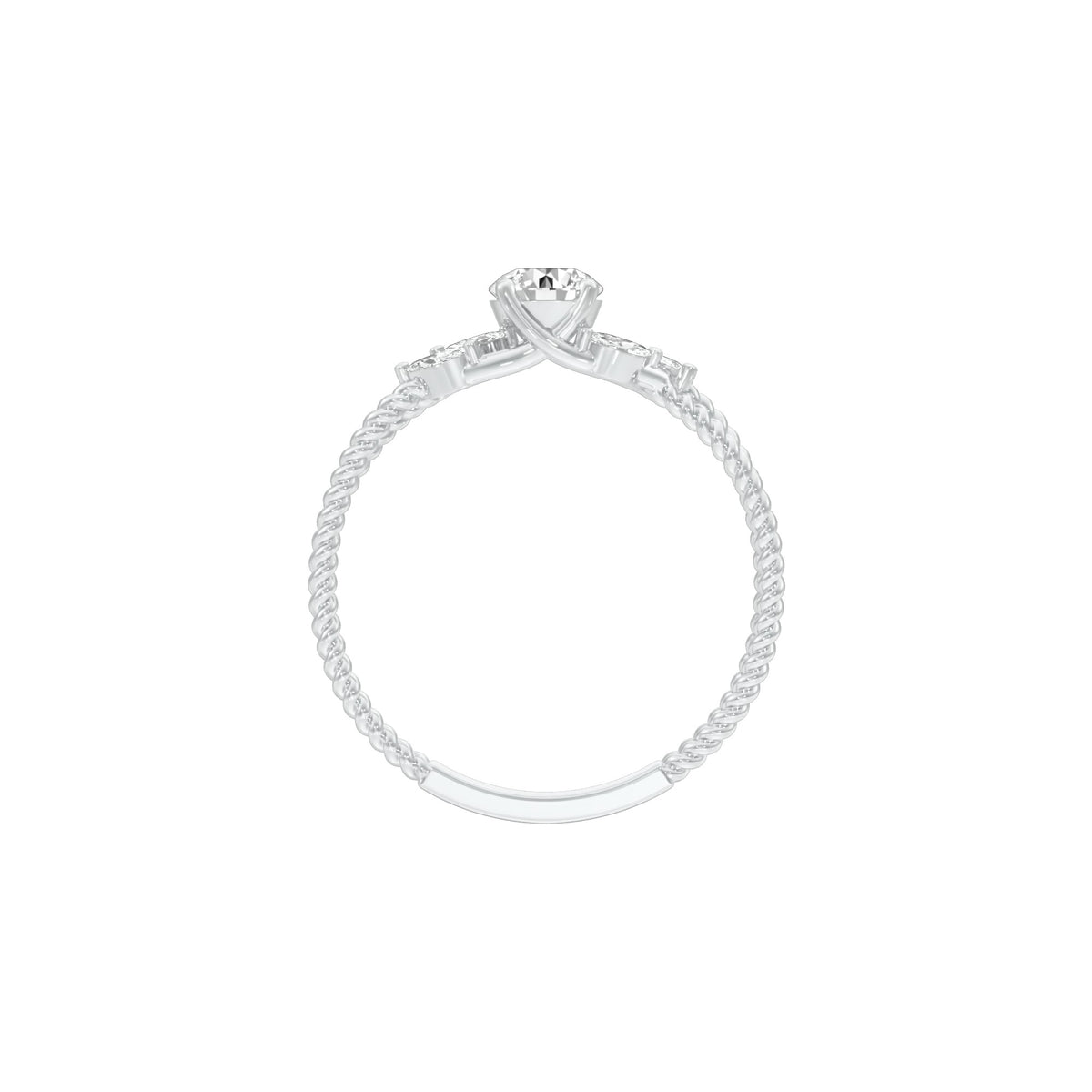 Chic Times Diamond Ring 18 KT / White Gold / 22