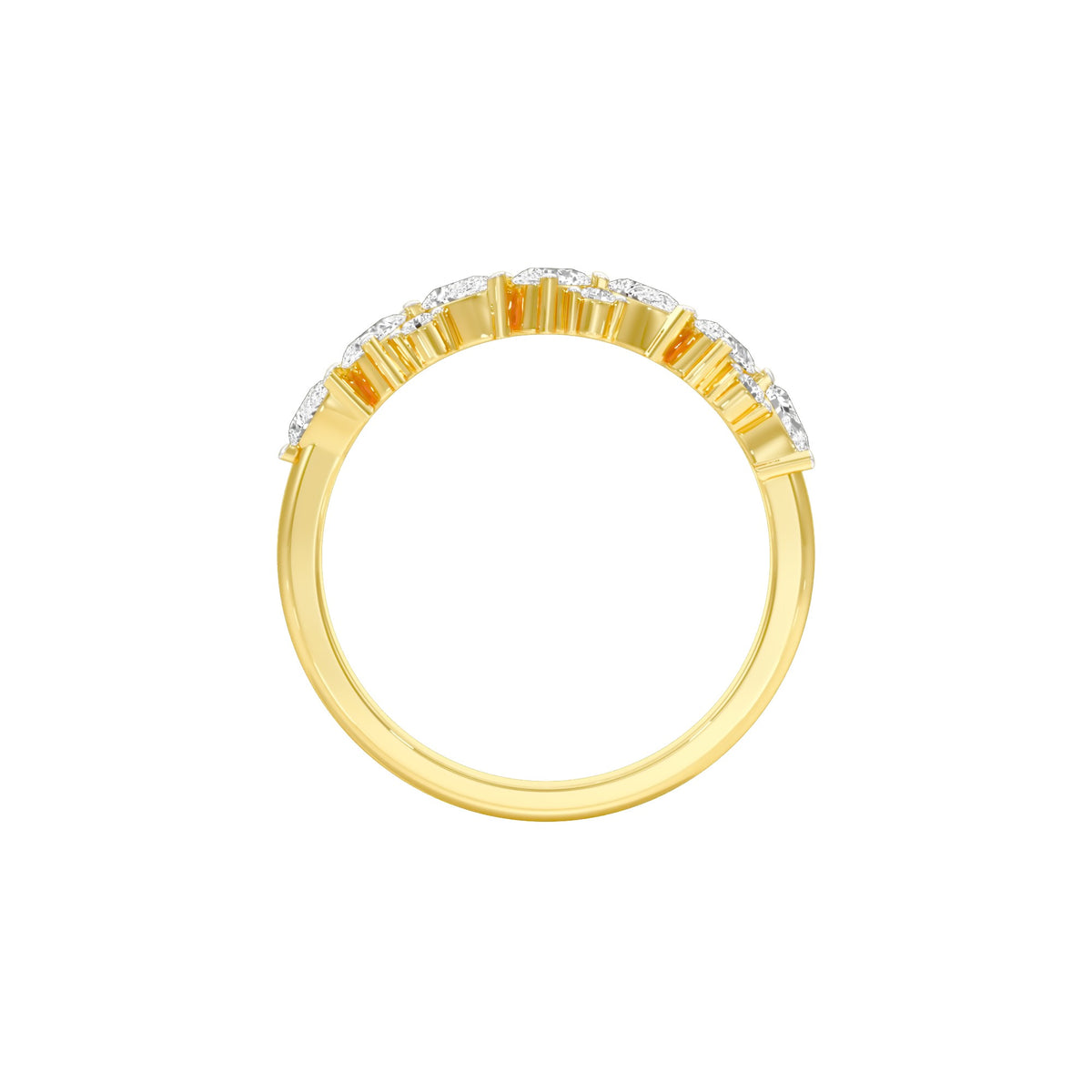 Ambition Sparkle Diamond Ring 18 KT / Yellow Gold / 22