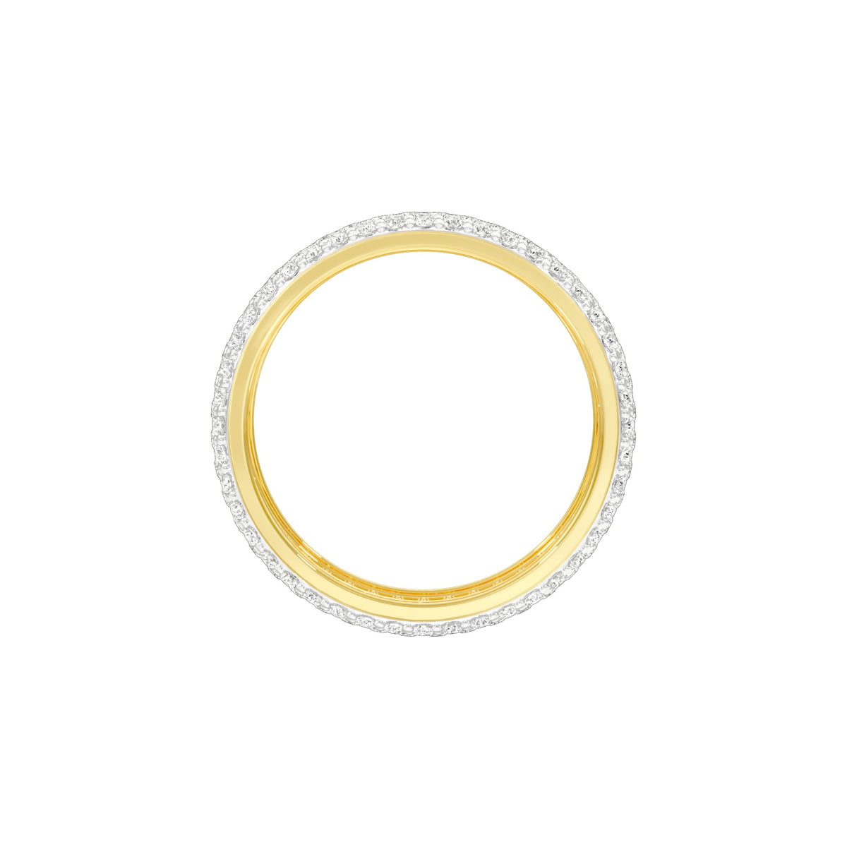 Nova Diamond Band Ring 18 KT / Yellow Gold / 22