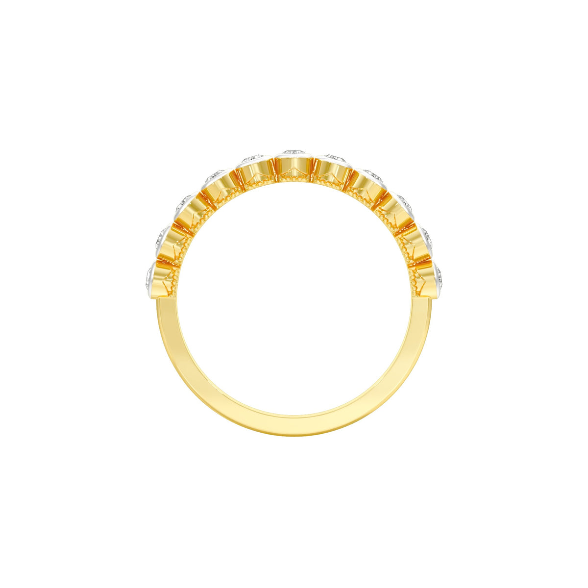 DLR001452 18 KT / Yellow Gold / 22
