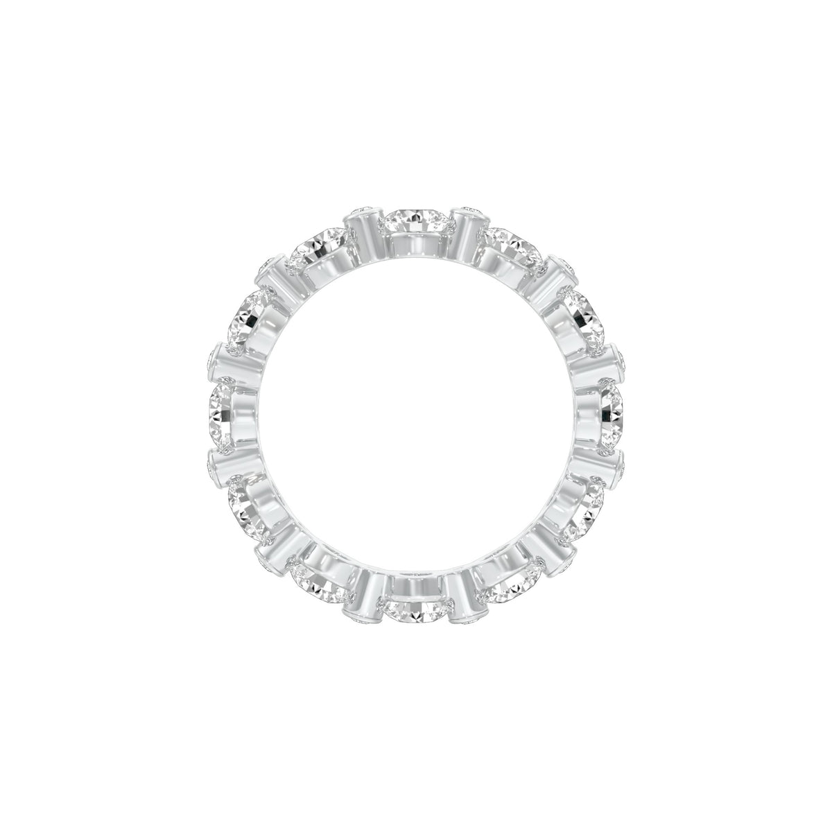 DLR001455 18 KT / White Gold / 22