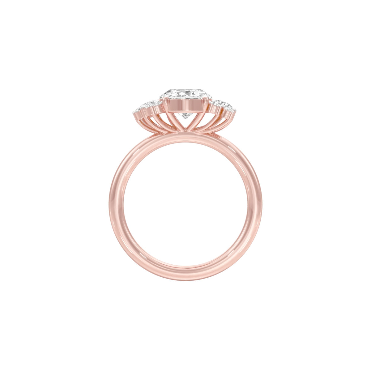 DLR001467 18 KT / Rose Gold / 22