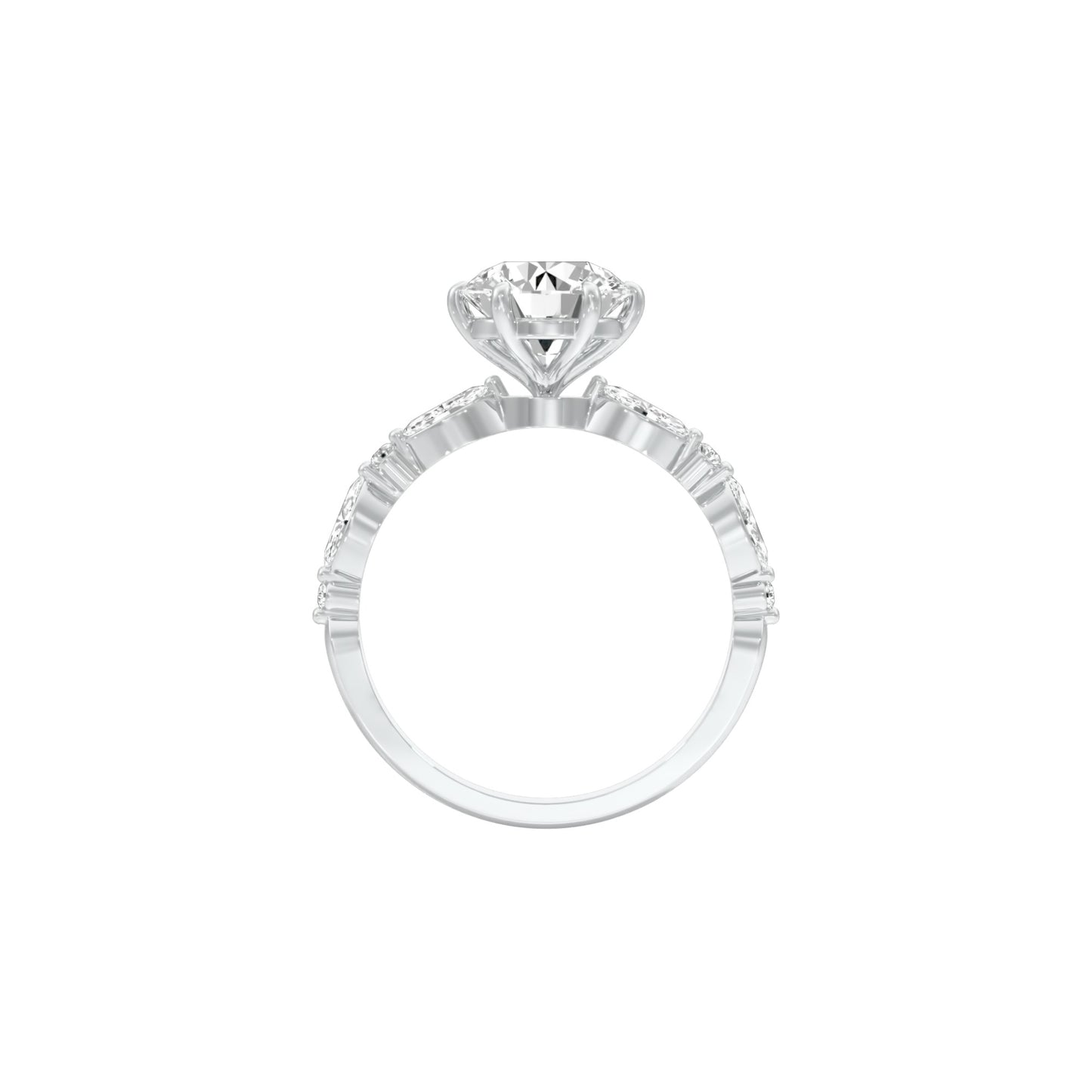 DLR001468 18 KT / White Gold / 22
