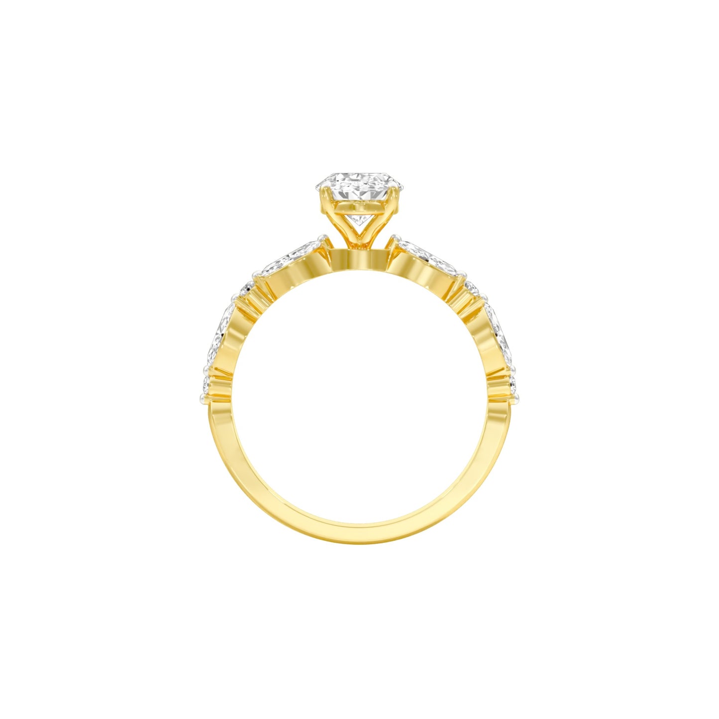 DLR001470 18 KT / Yellow Gold / 22