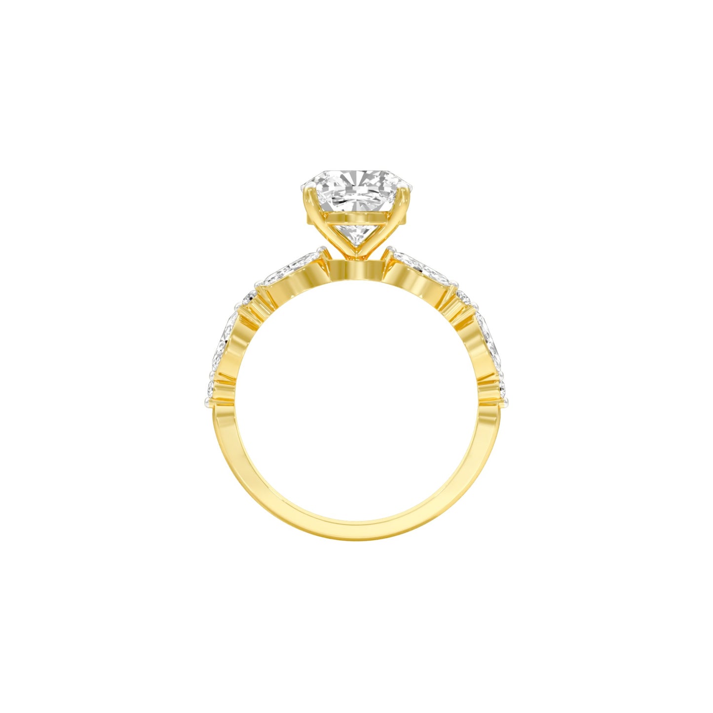 DLR001472 18 KT / Yellow Gold / 22