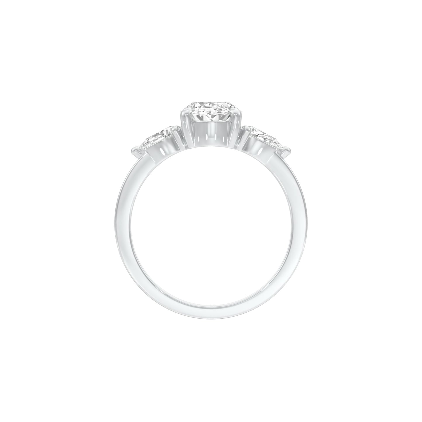 DLR001473 18 KT / White Gold / 22