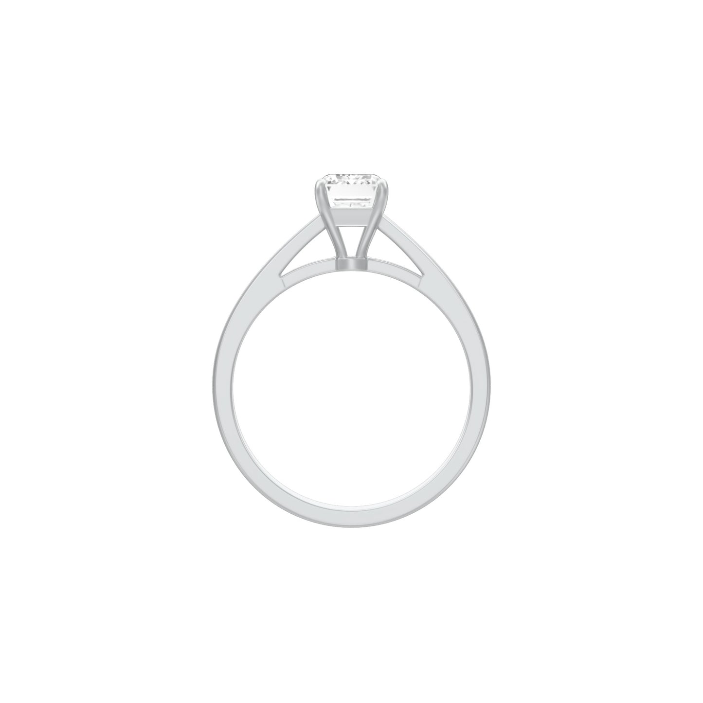 Square of Us Diamond Engagement Ring 18 KT / White Gold / 18