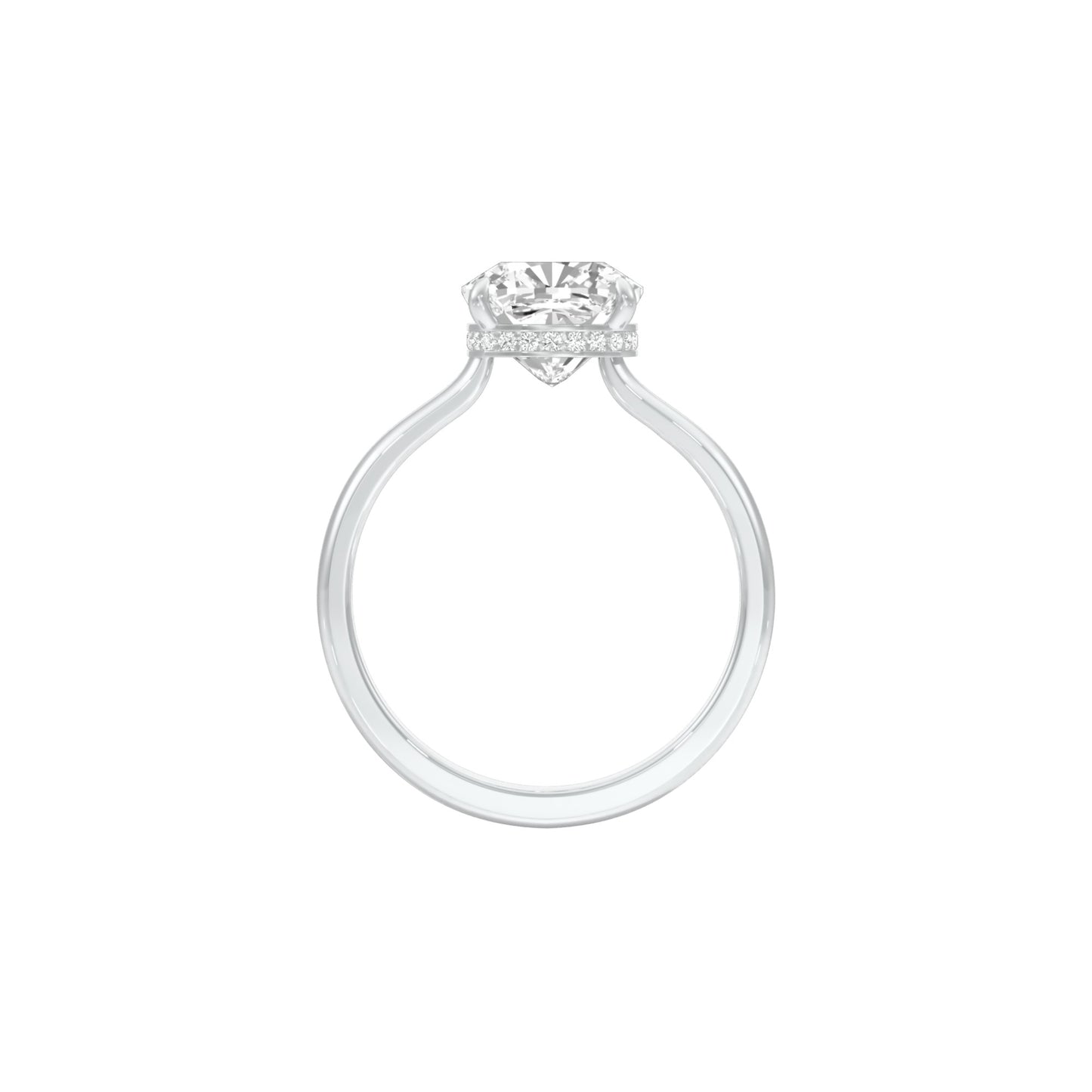 DLR001495 18 KT / White Gold / 22