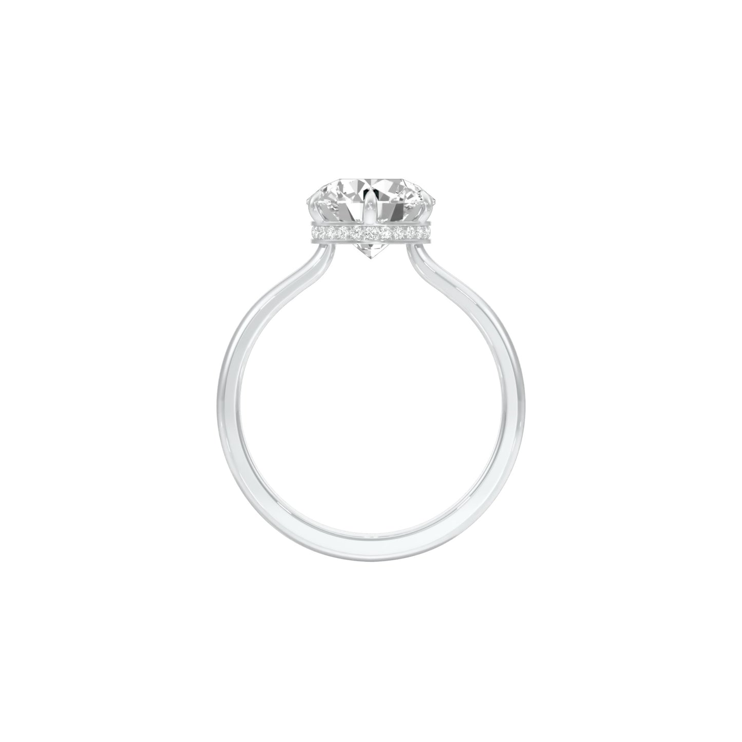 DLR001498 18 KT / White Gold / 22