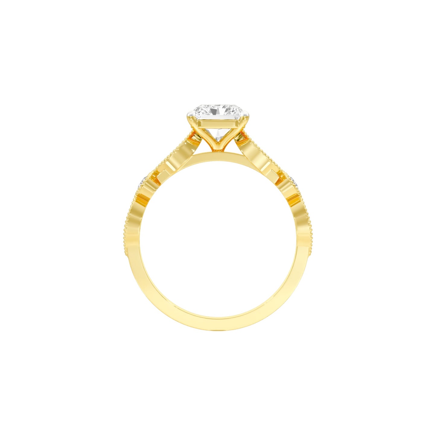 DLR001502 18 KT / Yellow Gold / 22