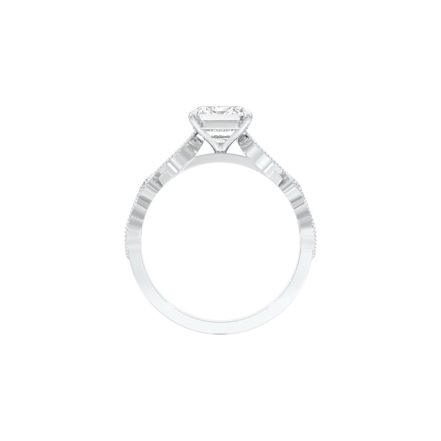 DLR001503 18 KT / White Gold / 22